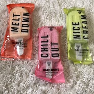 NWT Victoria Secret Pink Bath Bomb Popsicle Set